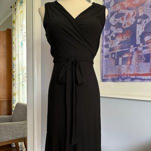 Athleta Black Modal Wrap Dress - VGUC